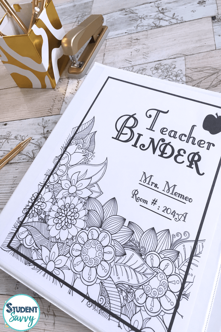 40 Teacher Binder Covers You NEED For 20192020 Student Savvy