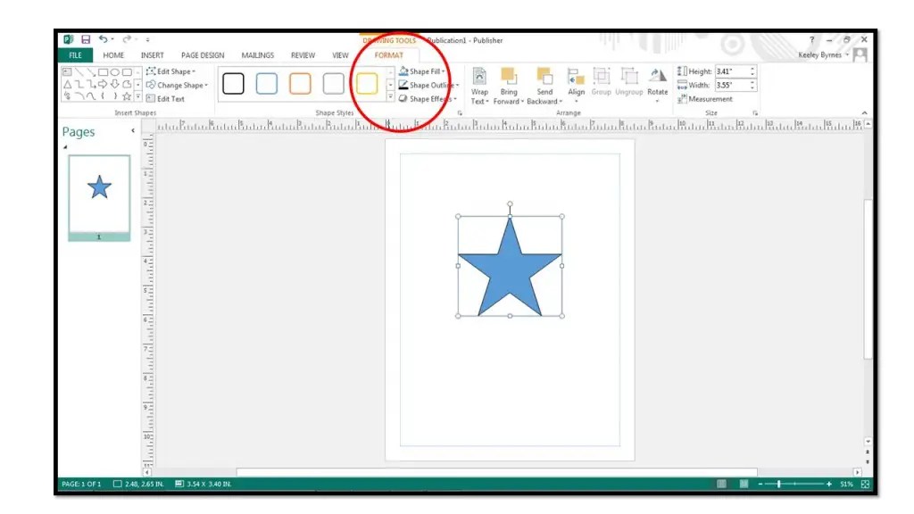 How to Add Shapes In Microsoft Publisher 2013 Inc.