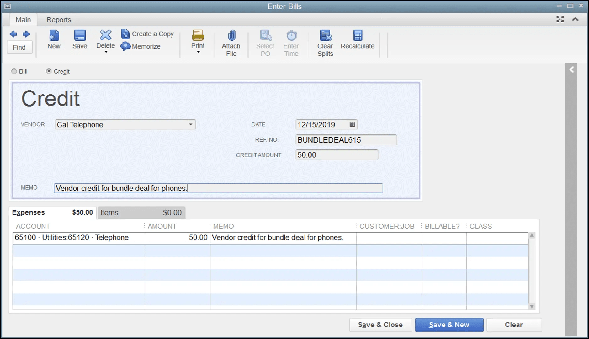 blog6172015EnterVendorCreditsInQuickBooksPro2015 Inc.
