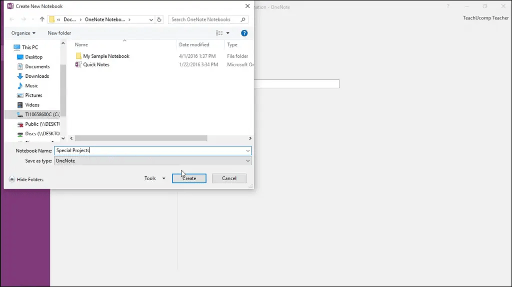 How to create notebook in onenote ipad centriclasopa