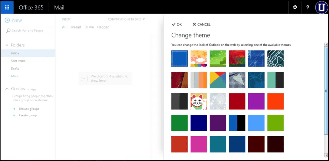 Change the Outlook Web App Theme Tutorial