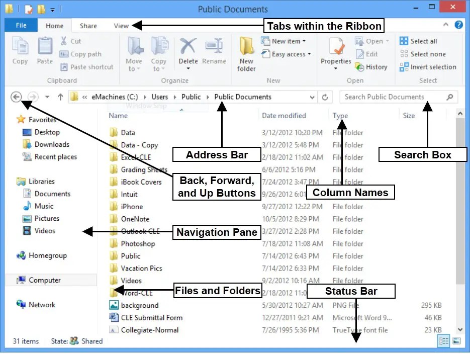Enhancements to Windows Explorer in Windows 8 Inc.