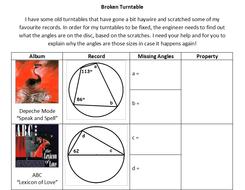 12 Free Circle Theorems Worksheets and Resources for KS3 and KS4 Maths