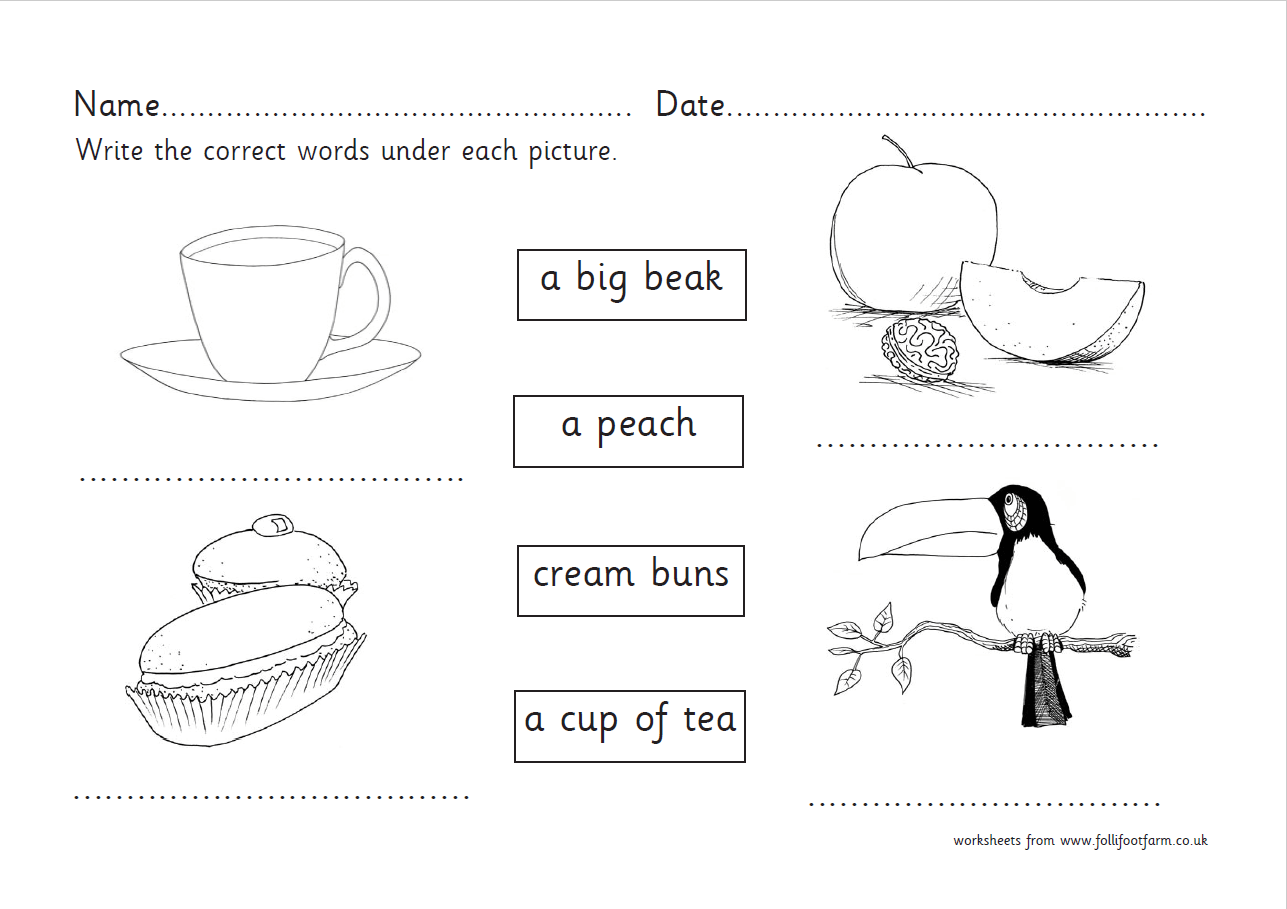 ‘ea’ vowel words writing worksheet Handwriting and