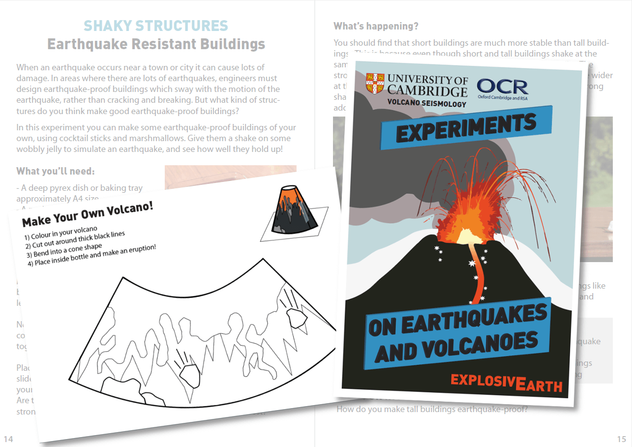 Volcanoes KS2 Volcano & earthquake science experiments Teachwire