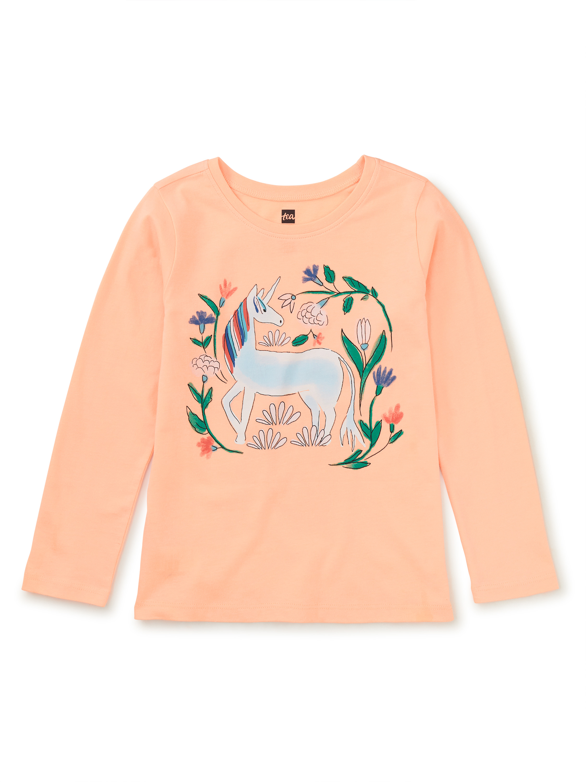Unicorn Garden Graphic Tee Tea Collection
