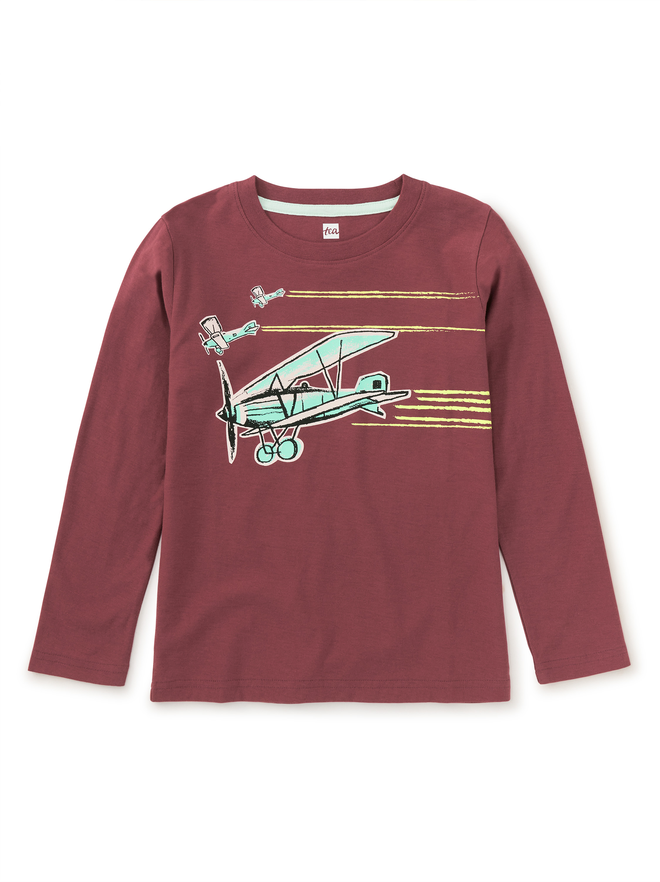 Airplane Trio Graphic Tee Tea Collection