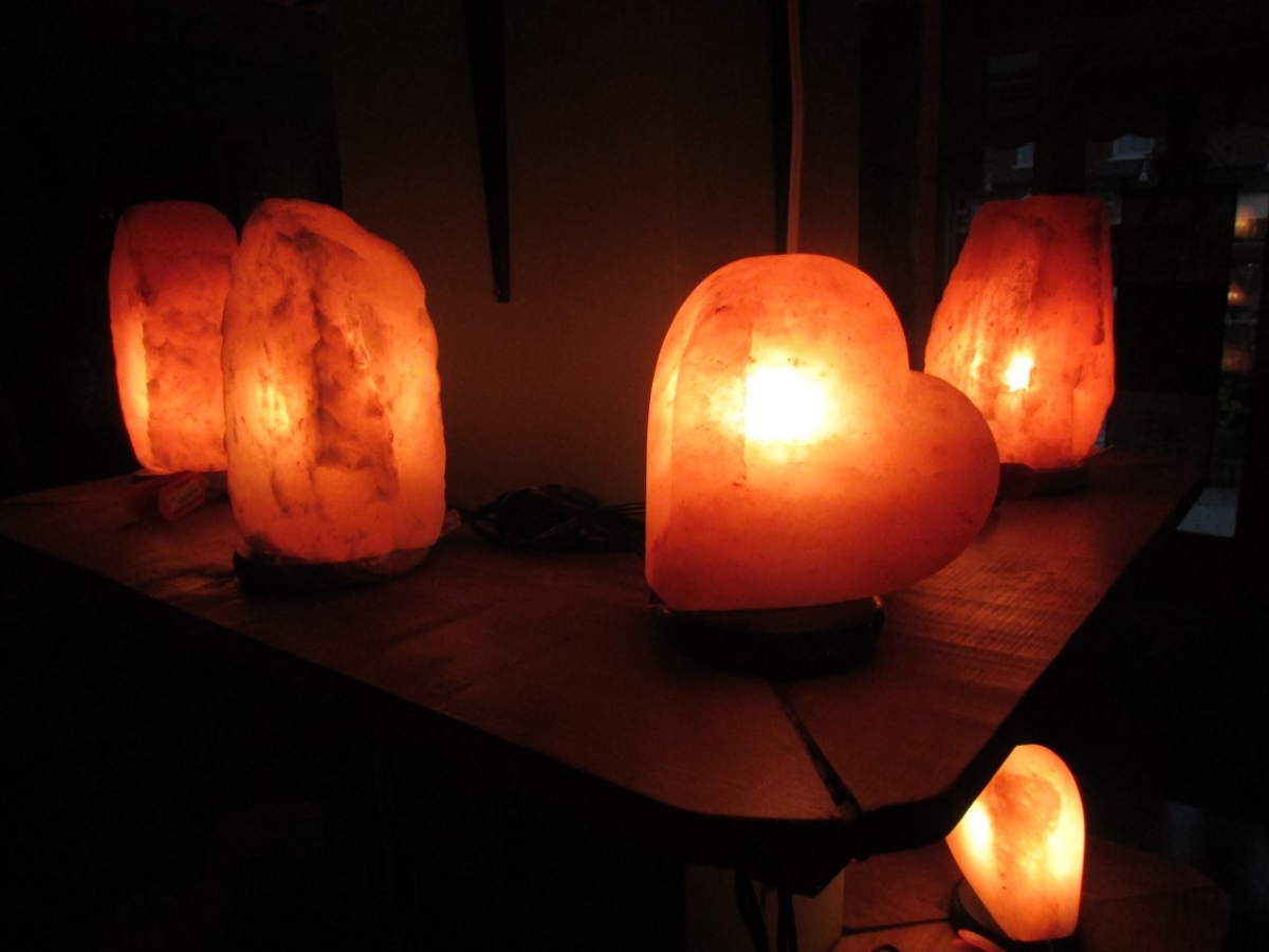 Himalayan Salt Crystal Lamps Tea, Earth & Sky