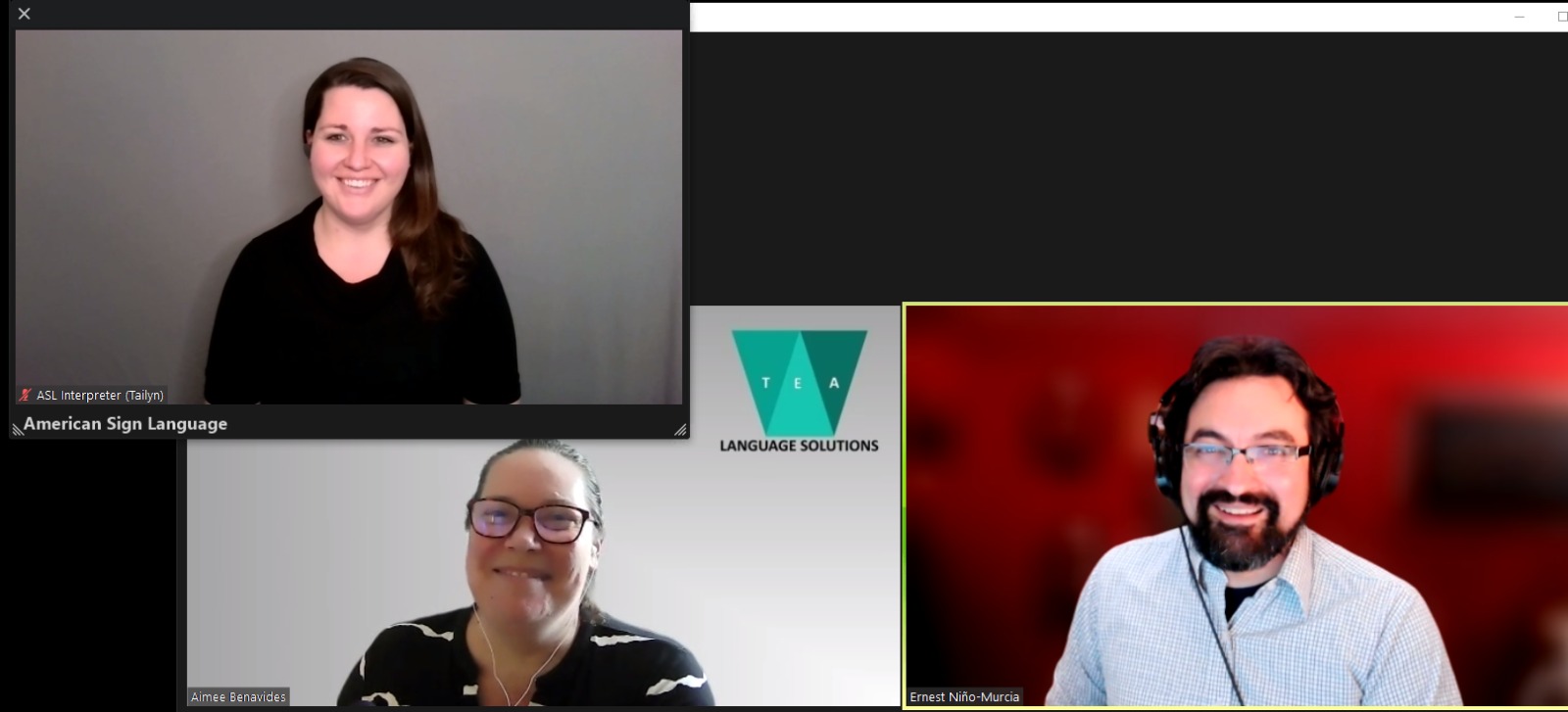 Inside Zoom's Sign Language Interpretation Feature TEA Language Solutions