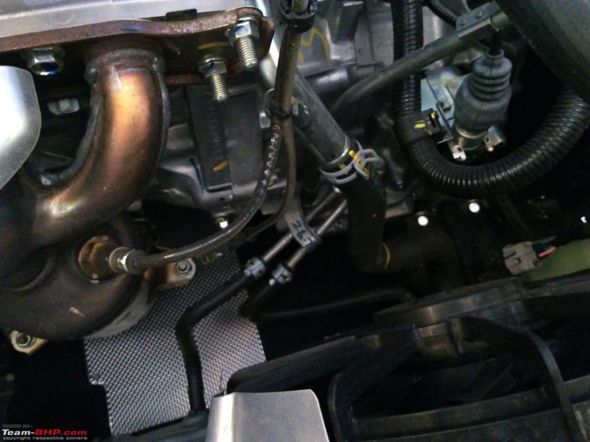 Fitting an engine guard on a Maruti Suzuki XL6 AT TeamBHP