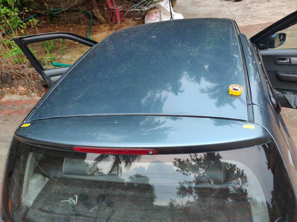 Installed new windshield, taillights & spoiler on my 2006 Swift VXi