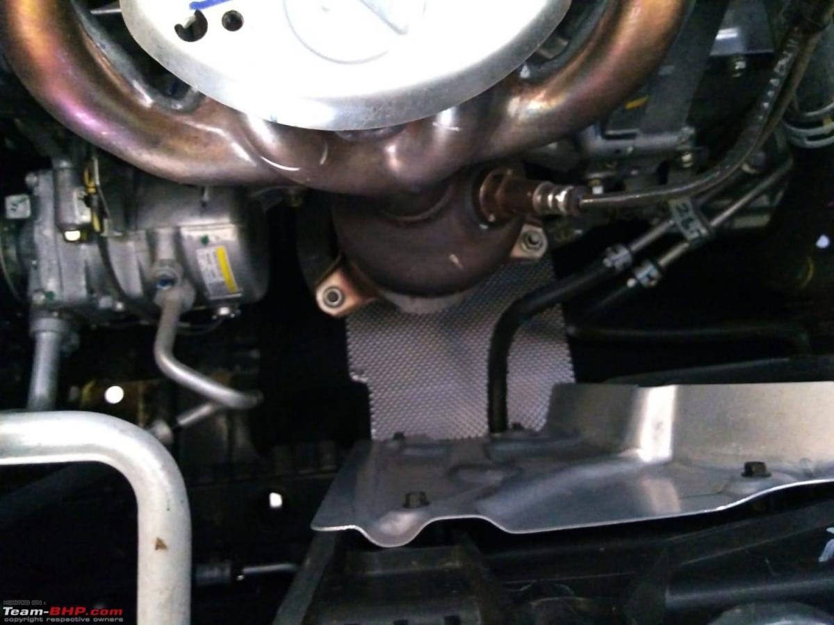 Fitting an engine guard on a Maruti Suzuki XL6 AT TeamBHP