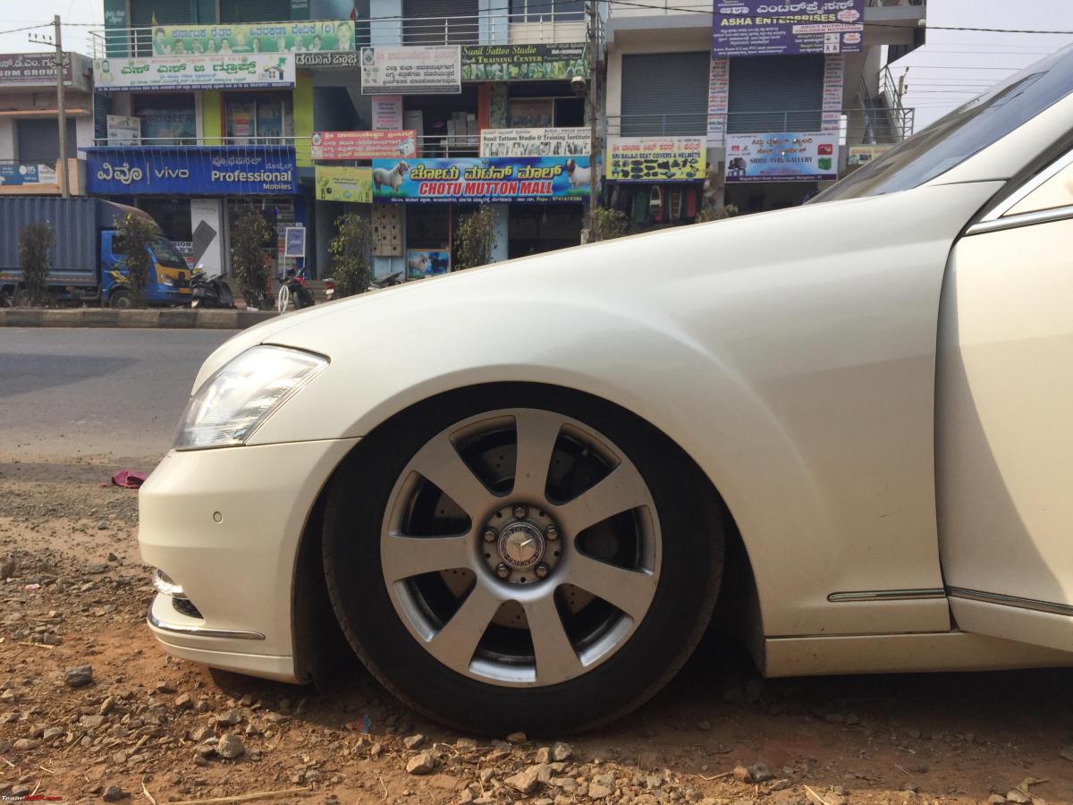 Air suspension failure on my Mercedes Sclass TeamBHP