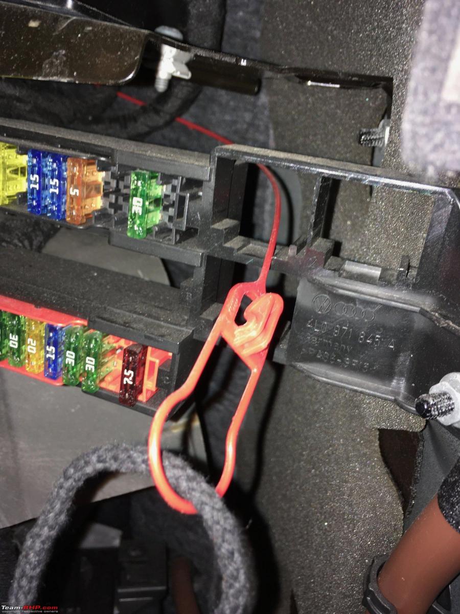 DIY Adding OE emergency fuel flap release mechanism to the VW Polo