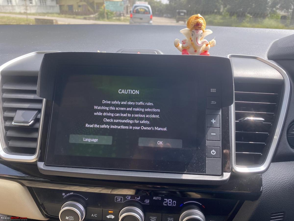 DIY Sun visor for my Honda City infotainment screen TeamBHP