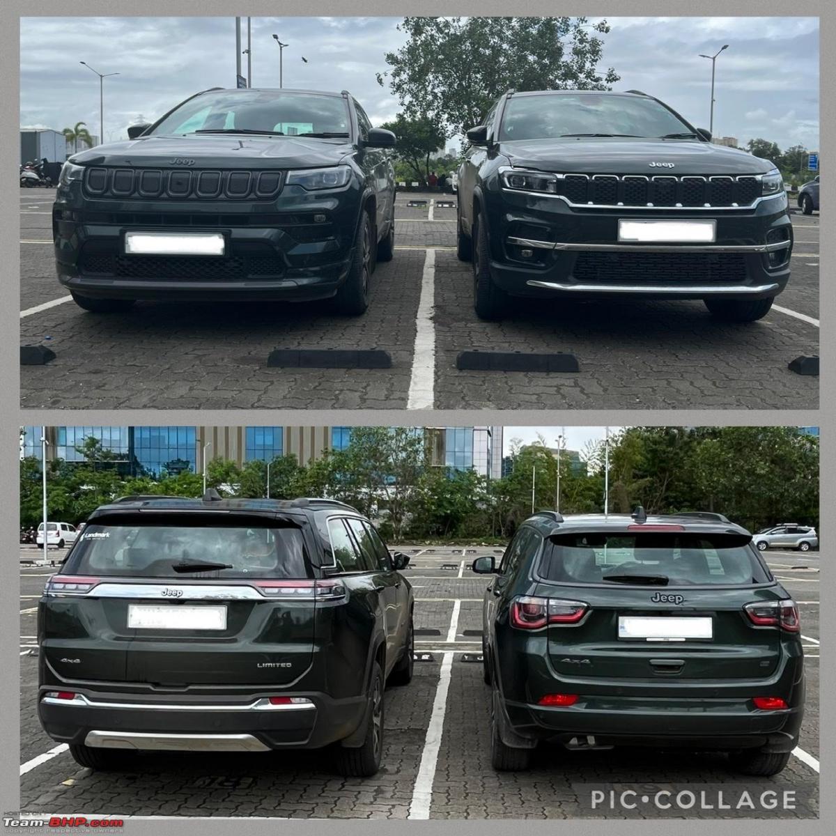 Jeep Meridian vs Compass Owners compare 4x4 AT variants sidebyside