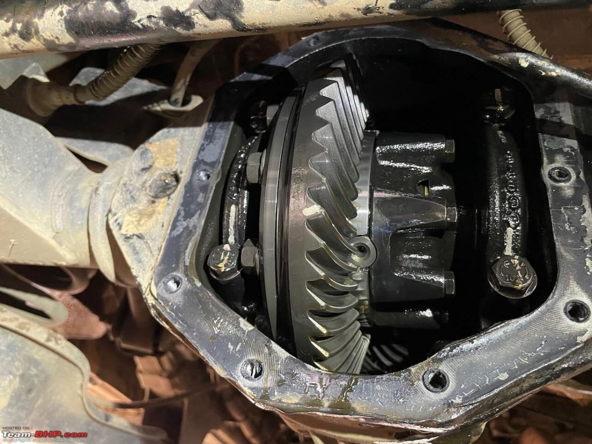 2021 Force Gurkha Fixing a rear differential spreader hole oil leak
