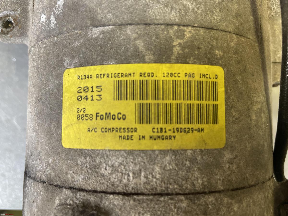 Pics The anatomy of a Car AC Compressor TeamBHP