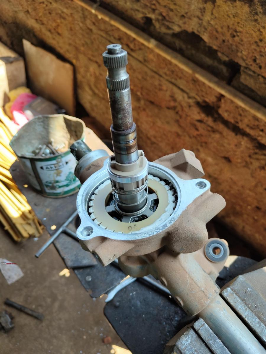 Repaired the power steering rack of my preowned Maruti Swift petrol