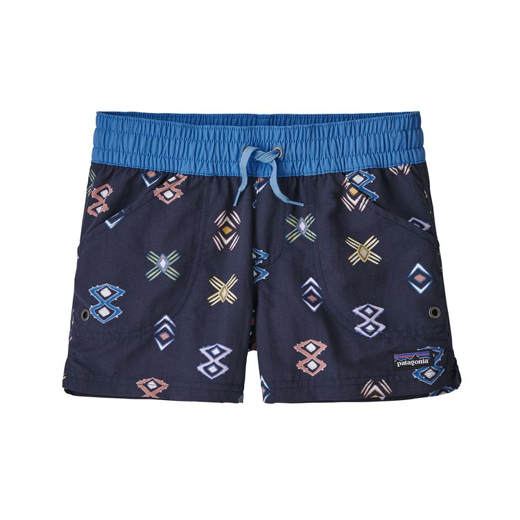 Patagonia Girl's Costa Rica Baggies Shorts (67087)Team One Newport