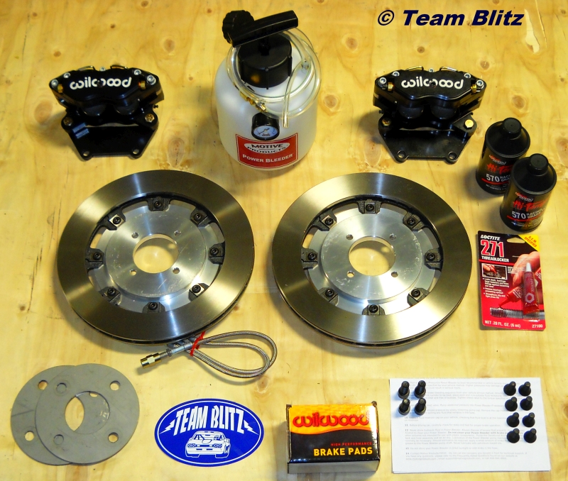 Big Brake Kit 300MM Wilwood, Everything Included Team Blitz