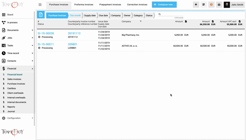 Purchase Proforma - Teamogy