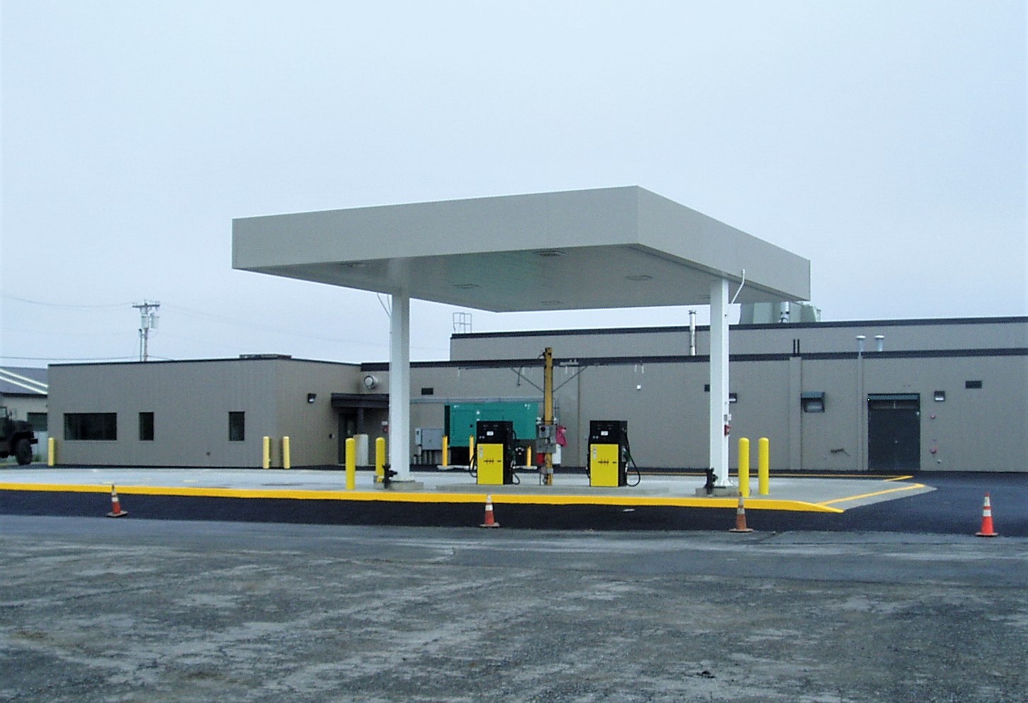 Replace Fuel Dispensers, Road Repair and Install Canopy, EFSO