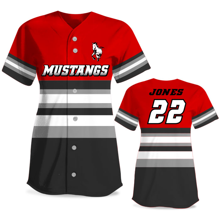 Elite Retro FP Jersey SS FullButton Team Sports