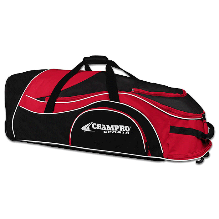 Pro Plus Roller Bag for Baseball & Softball Team Sports