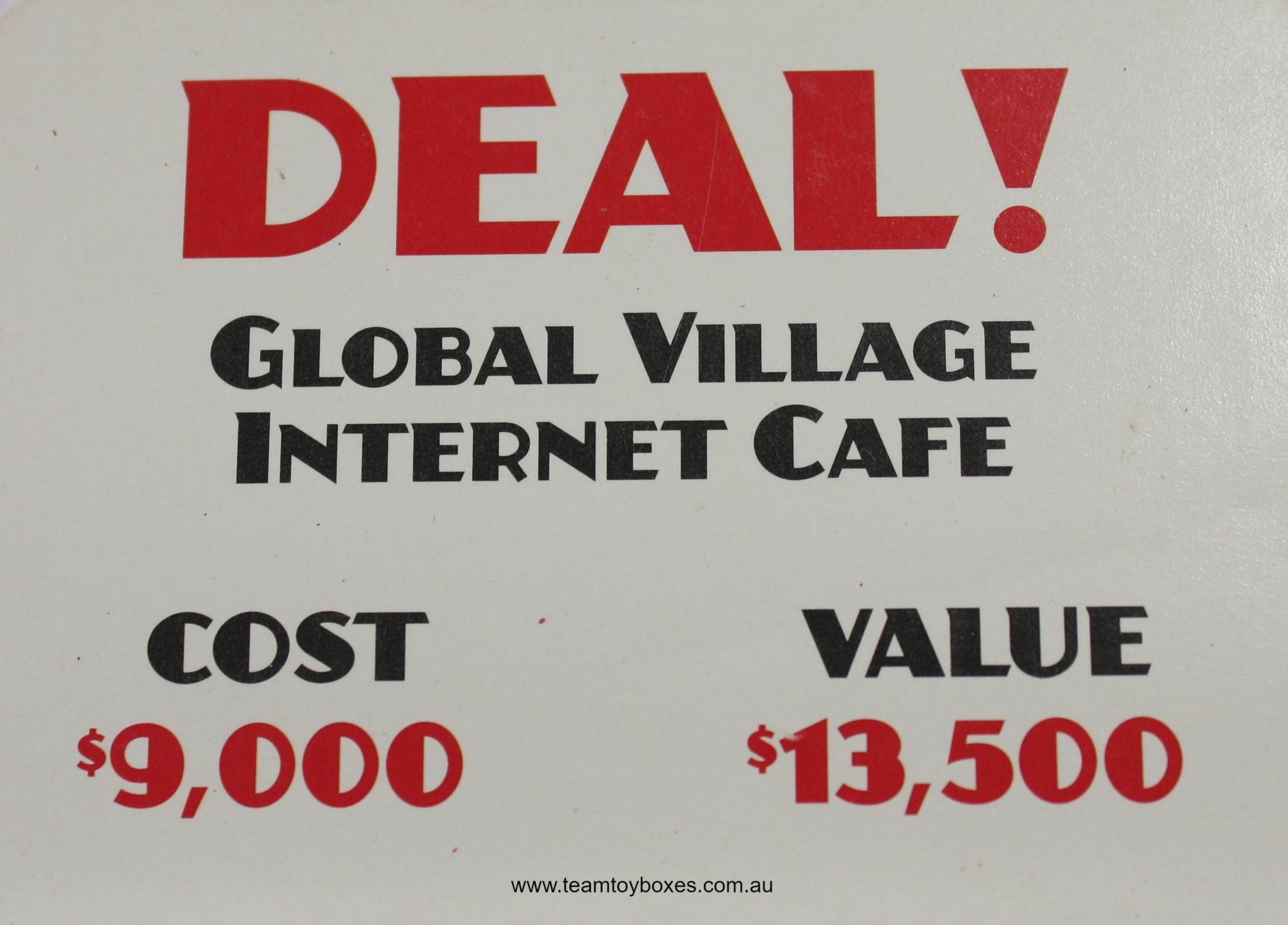 PARTS ONLY Payday Board Game (2000) 5 Deal Card Team Toyboxes