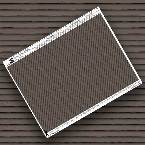 Wood Lap Siding 8 Inch Board Gray Medium