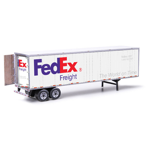 SemiTrailer FedEx Paper Model Kit