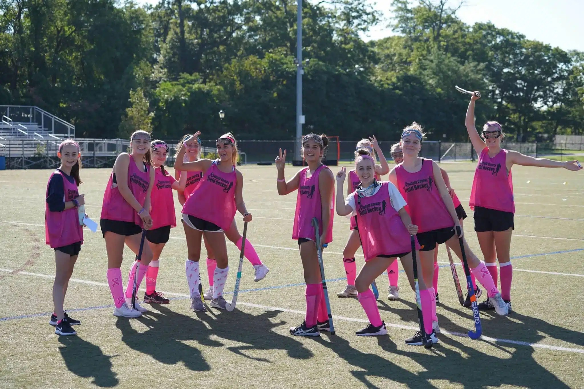 Northport Suffolk field hockey athletes Play 4 a Cure Team Up 4