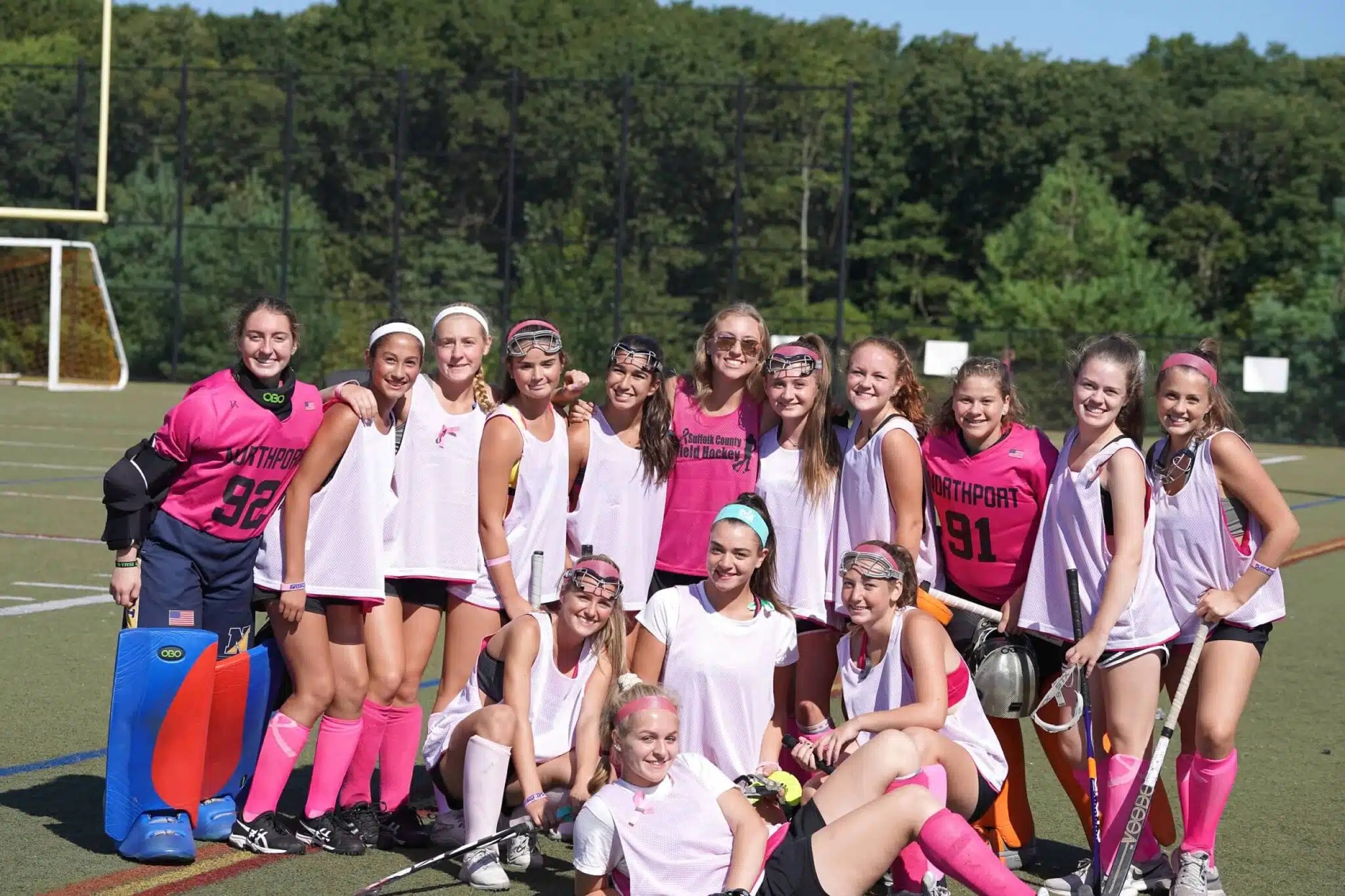 Northport Suffolk field hockey athletes Play 4 a Cure Team Up 4