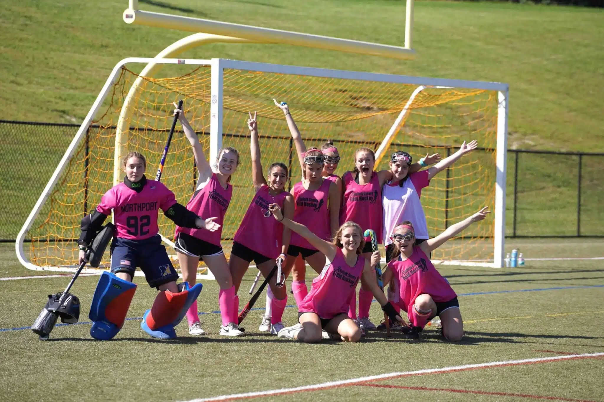 Northport Suffolk field hockey athletes Play 4 a Cure Team Up 4