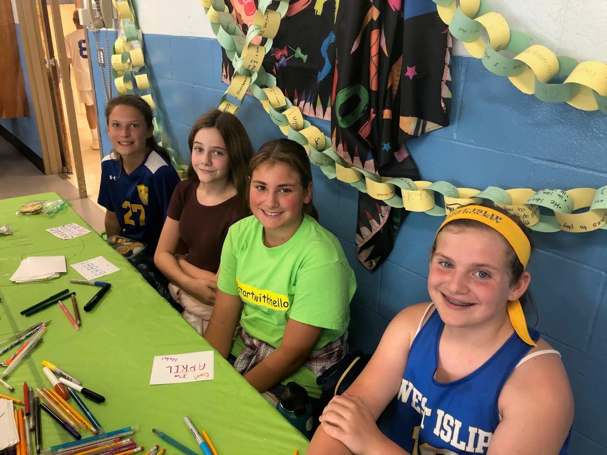 West Islip middle schoolers make connections with Start With Hello