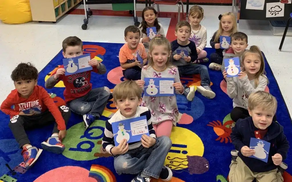 Bellew students spread cheer with holiday cards for troops Team Up 4