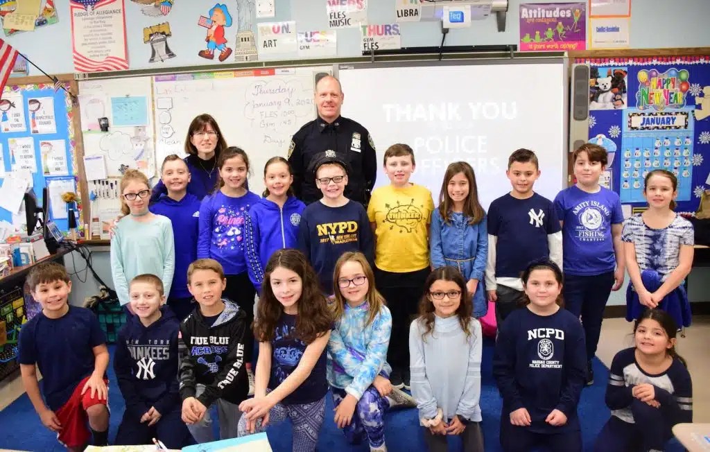 Unqua students get an up close look at law enforcement Team Up 4