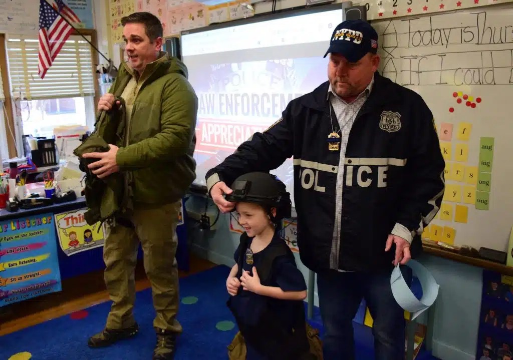 Unqua students get an up close look at law enforcement Team Up 4