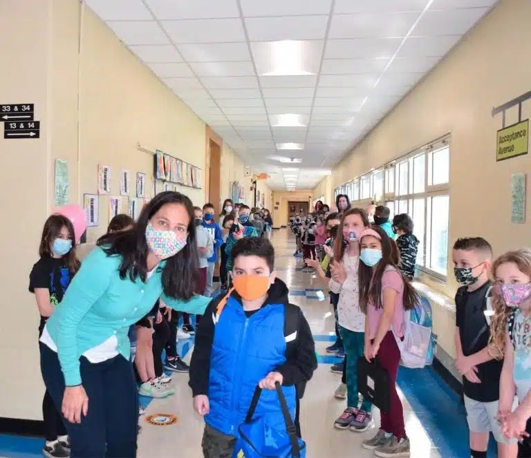 Mandalay Elementary back recovered student Team Up 4 Community