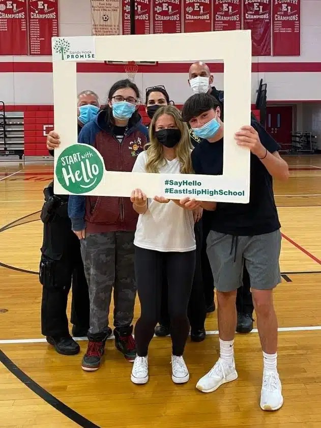 East Islip HS celebrates inclusion during Start With Hello Week Team
