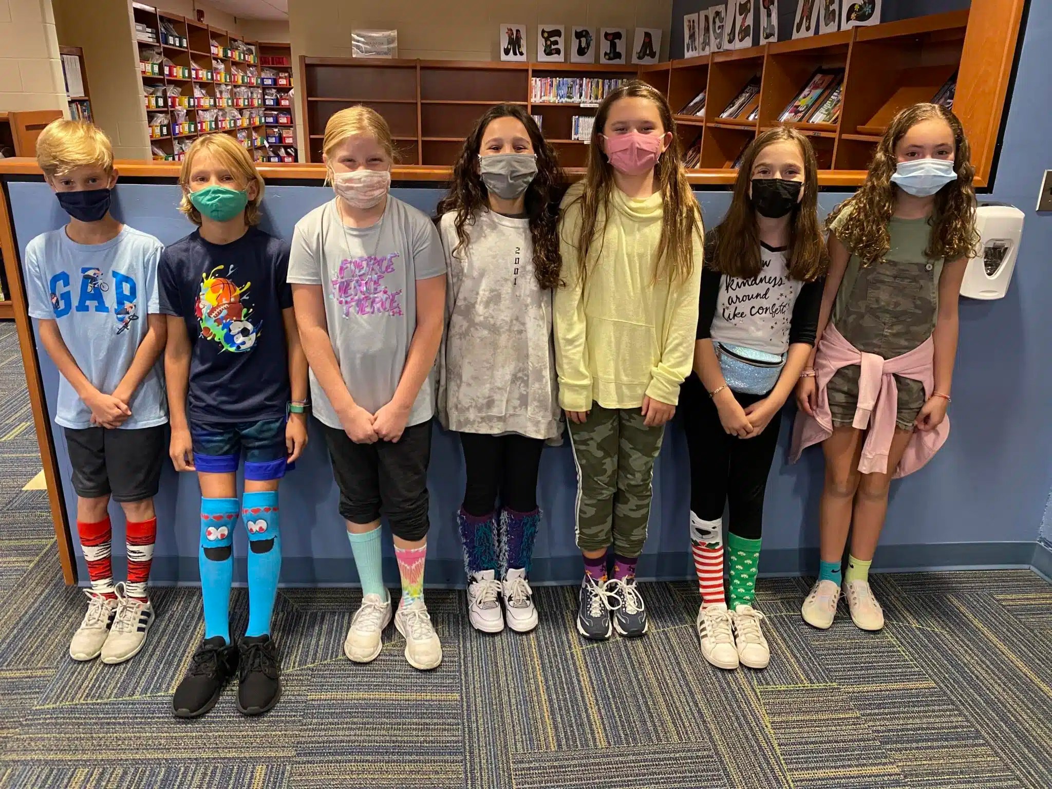 Eastport Elementary School leads sock drive Team Up 4 Community