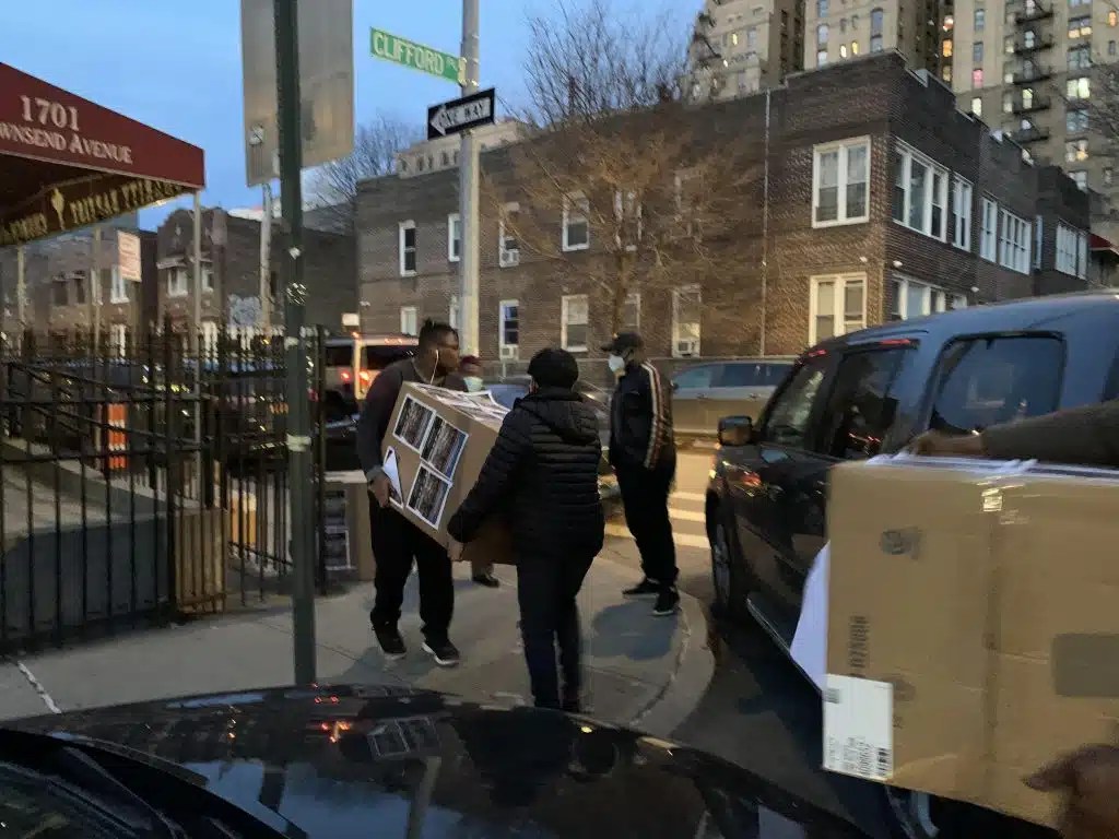 Wyandanch High School students gather donations to assist victims of