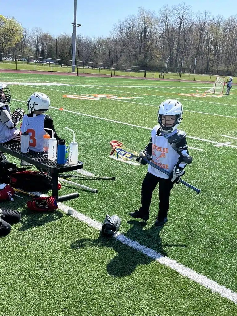 Waterloo lacrosse mental health awareness games Team Up