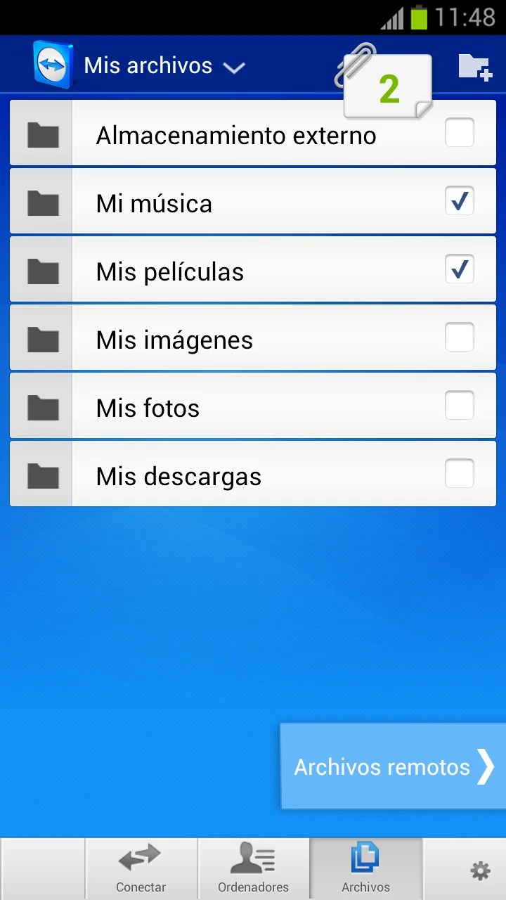 TeamViewer actualiza su aplicación para transferir archivos desde