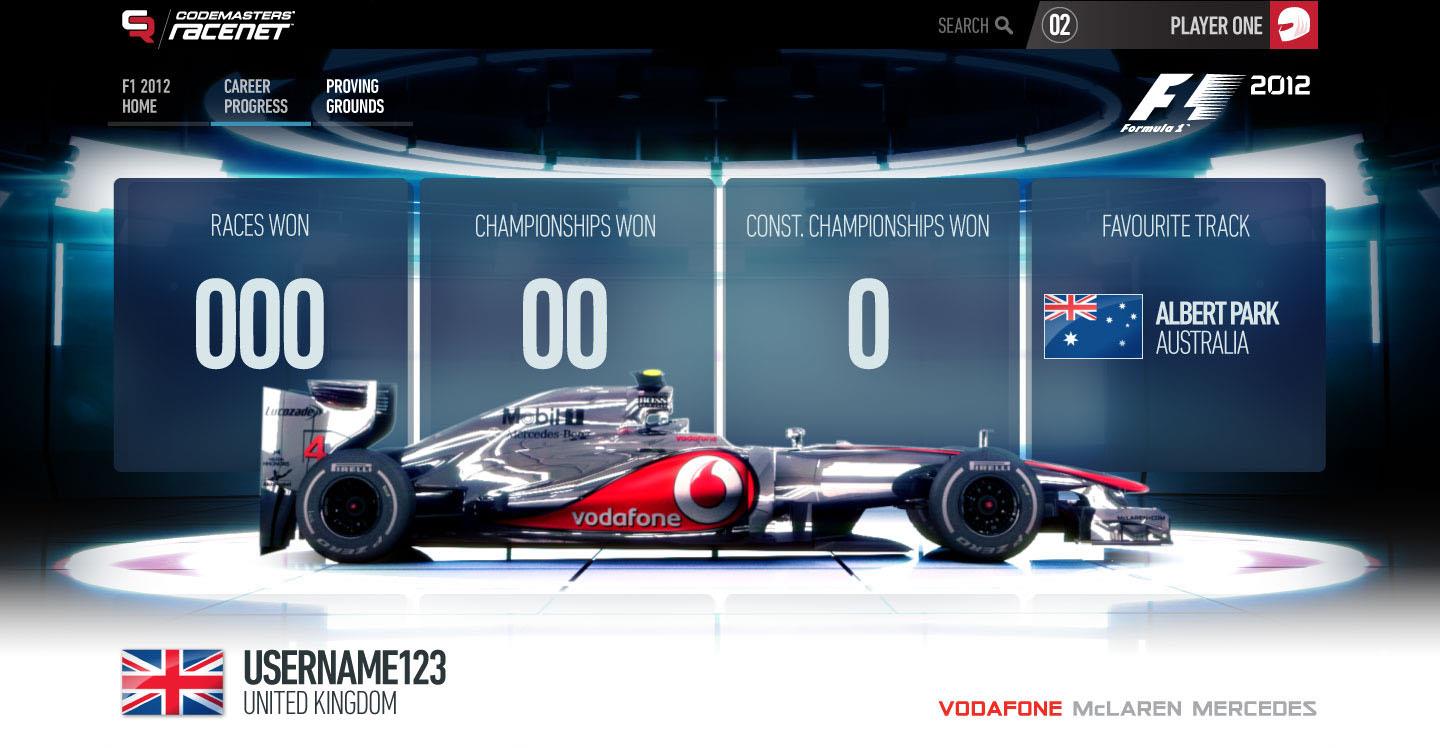 F1 2012 website and preview pics go live Team VVV