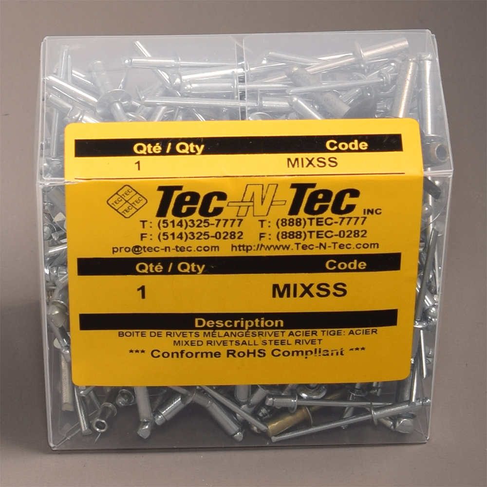 MIXED BLIND RIVET ALL STEEL, Canada