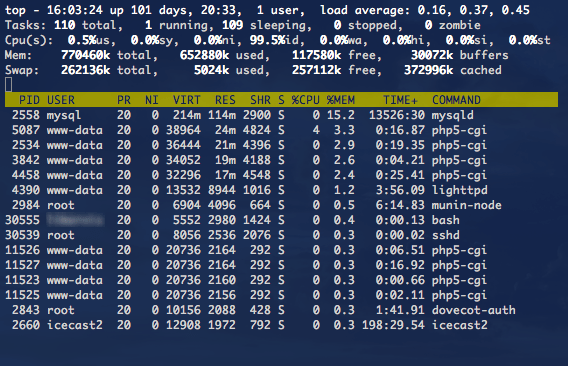 How to Use the Unix Top Command