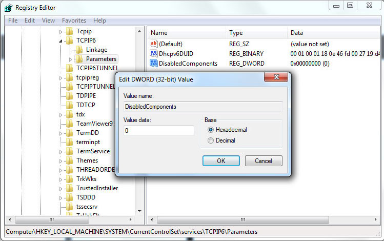 How to Remove IPv6 in Windows