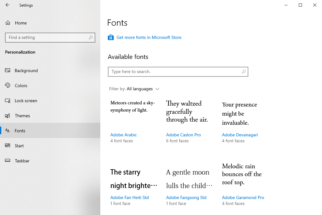 Windows 10 How to Install and Remove Fonts